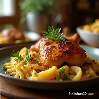Poulet la Toscane Une Explosion de Go&ucirc;t Facile Rapide Fiche recette