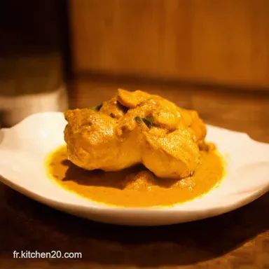 Poulet au curry tha la Facile Mon Secret Cr&eacute;meux Fiche recette