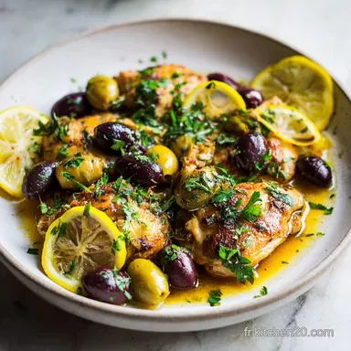 Recette Poulet IG Bas Hiver pour 4 Portions Fiche recette