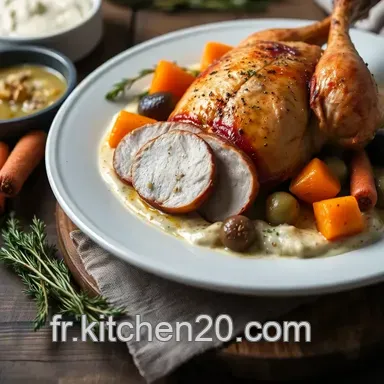 Poulet r&ocirc;ti aux l&eacute;gumes de saison : Quel accompagnement savoureux ! Fiche recette