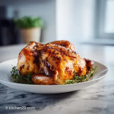 Poulet R&ocirc;ti Inratable Pour 5 Portions Fiche recette