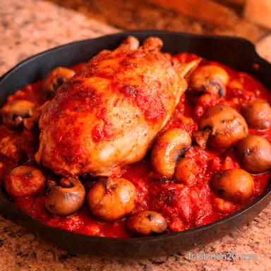 Poulet ValDieu aux Champignons Un Délice Belge Crémeux Fiche recette