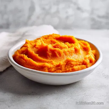 Pur&eacute;e de Patates Douces Maison pour 4 Portions Fiche recette