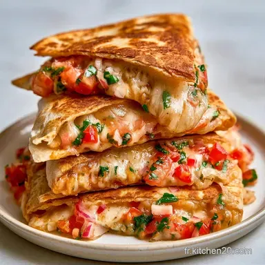 Quesadillas Au Fromage en 20 Minutes Fiche recette
