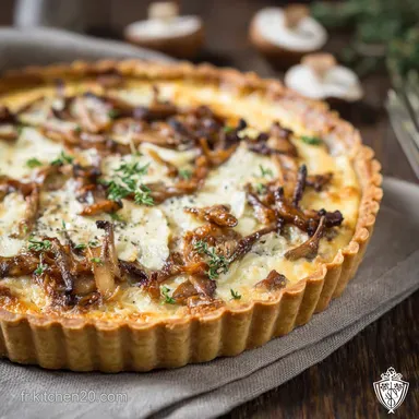 Quiche aux C&egrave;pes et Comt&eacute; La recette dautomne &agrave; la cro&ucirc;te parfaite Fiche recette
