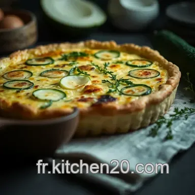 Quiche Courgette Ch&egrave;vre : Une D&eacute;licieuse &Eacute;vasion Proven&ccedil;ale Fiche recette