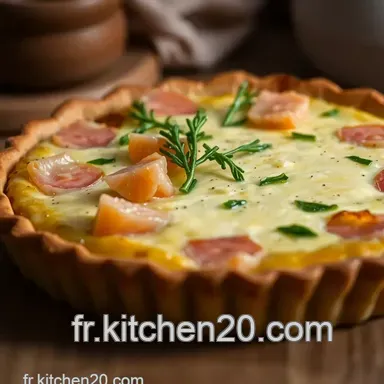 Ma Quiche Saumon &Eacute;pinard: Un D&eacute;lice Cr&eacute;meux et Savoureux Fiche recette