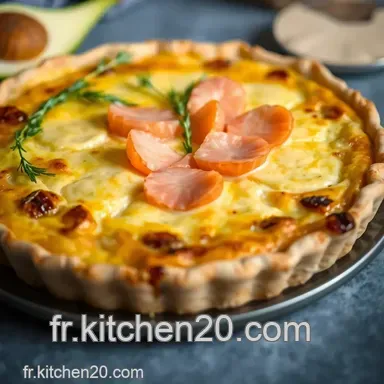 Quiche Saumon Poireaux : Une Recette Fran&ccedil;aise Facile et Savoureuse Fiche recette