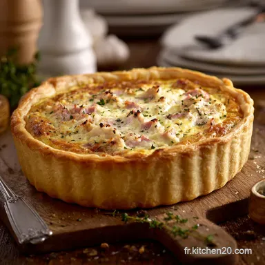Quiche Soufflée au Jambon et Fromage La Recette Aérienne et Inratable Fiche recette