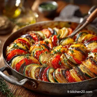 Ratatouille Confite aux Petits Oignons Brais&eacute;s au Miel La Recette Proven&ccedil;ale Fiche recette