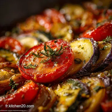 Ratatouille aux petits oignons braisés au miel le secret du confit Fiche recette