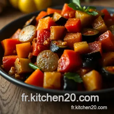 Recette Ratatouille Proven&ccedil;ale: Voyage au Coeur des Saveurs Fiche recette