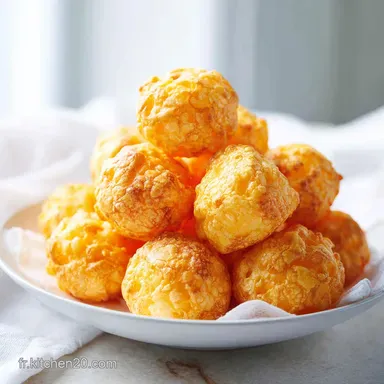 Recette de Goug&egrave;res Ap&eacute;ritif Maison pour 6 Portions Fiche recette