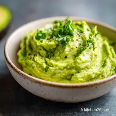 Recette Guacamole Maison Traditionnel pour 4 Fiche recette