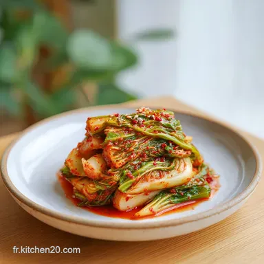 Recette Kimchi Cor&eacute;en Traditionnel pour 40 Portions Fiche recette