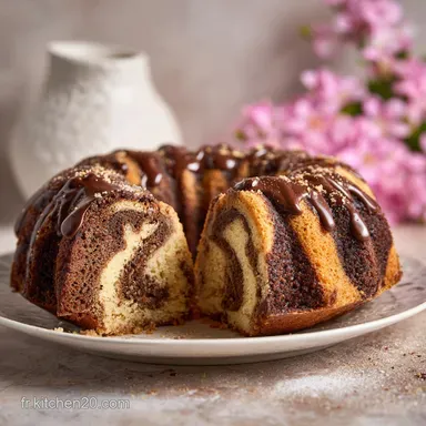 Recette Marbr&eacute; Chocolat Moelleux Oven-Only Fiche recette