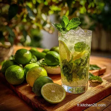 Recette Mojito : Fra&icirc;cheur Menthol&eacute;e Vibrante Fiche recette