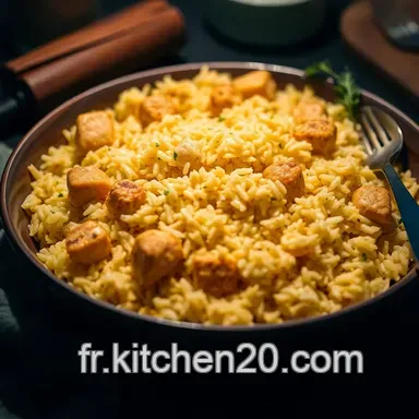 Poulet au riz au curry facile : mon secret pour un plat savoureux et parfum&eacute; Fiche recette