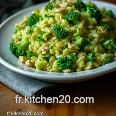 Risotto Brocoli Facile : Ma Recette Cr&eacute;m&eacute;e au Sbrinz & Pistaches ! Fiche recette