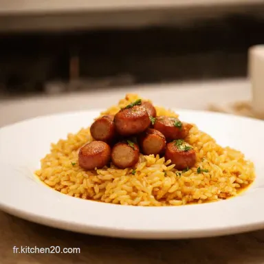 Pole Riz Chipolatas Mon Plat Complet Facile Gourmand Fiche recette