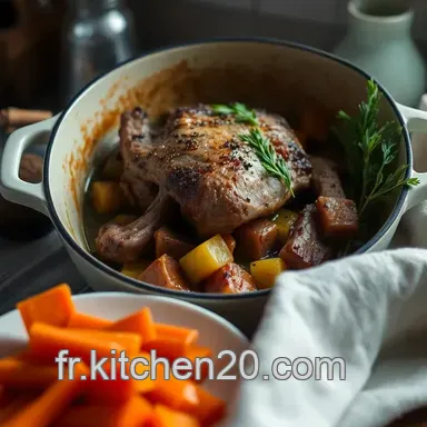 Recette roti de veau &agrave; la cocotte : Savoureux Et Facile Pour Partager En Famille Fiche recette
