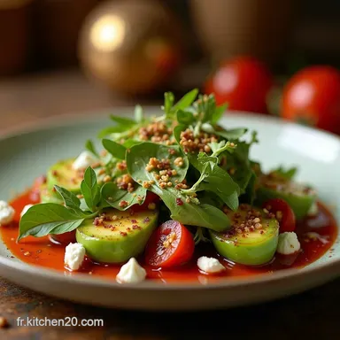 Meilleure Salade Betteraves Avocat Feta Recette R&ocirc;tie Express Fiche recette