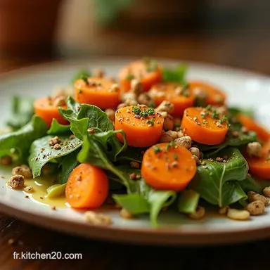 Salade de Betteraves et Carottes Rôties au Miel et Noix Fiche recette