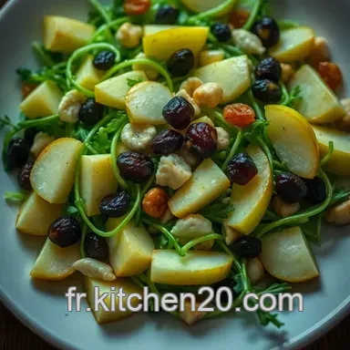 Salade de C&eacute;l&eacute;ri Branche aux Noix et Pommes : Recette Facile et Sant&eacute; Fiche recette