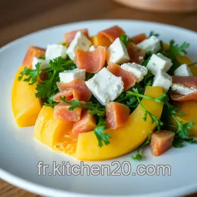 Salade estivale Salade melon feta: Ma Recette Proven&ccedil;ale Facile Fiche recette