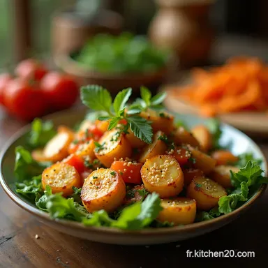 Salade Tha aux Cacahu&egrave;tes Recette Minceur Souper Rapide Fiche recette