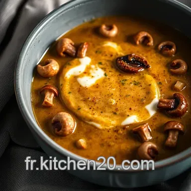 Recette de Sauce Morilles Velout&eacute;e aux Champignons &ndash; Facile et Savoureuse Fiche recette