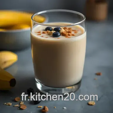 Smoothie Banane D&eacute;licieux et Cr&eacute;meux : La Recette Parfaite et Facile Fiche recette