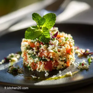 Le Vrai Taboul&eacute; Corse au Brocciu et Nepita la fra&icirc;cheur de l&eacute;t&eacute; Fiche recette
