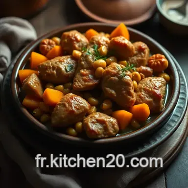 Tajine de Poulet aux Abricots et Amandes : Une Recette Familiale Incontournable Fiche recette