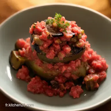 Tartare Aubergine Okara La Recette Tartare Facile et Originale Fiche recette