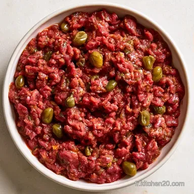 Tartare De B&oelig;uf Pour 4 Personnes Fiche recette