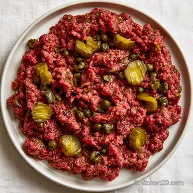 Tartare de B&oelig;uf Express en 20 Min Fiche recette