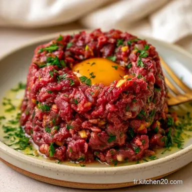 Tartare De B&oelig;uf &Agrave; La Mayonnaise Maison Fiche recette