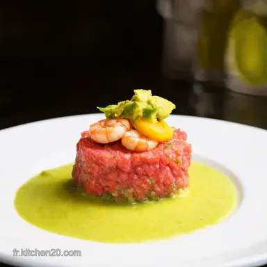 Tartare Crevettes Avocat Mangue Un Exotisme Facile Fiche recette