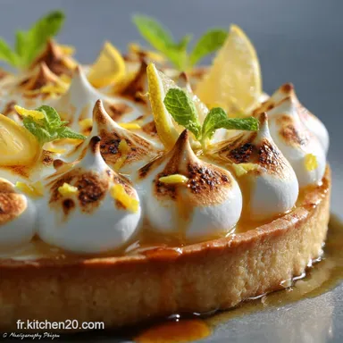 Tarte au citron : la recette classique et essentielle de la p&acirc;tisserie fran&ccedil;aise Fiche recette