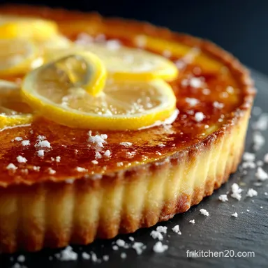 Tarte au Citron Recette Classique Cr&eacute;meuse Fa&ccedil;on P&acirc;tissier Fiche recette