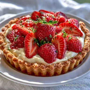 Tarte Aux Fraises Pour 8 Personnes Fiche recette