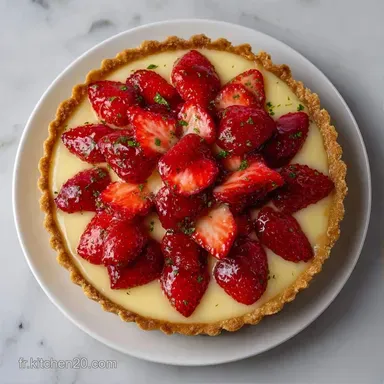 Tarte Aux Fraises &agrave; la Cr&egrave;me P&acirc;tissi&egrave;re Fiche recette