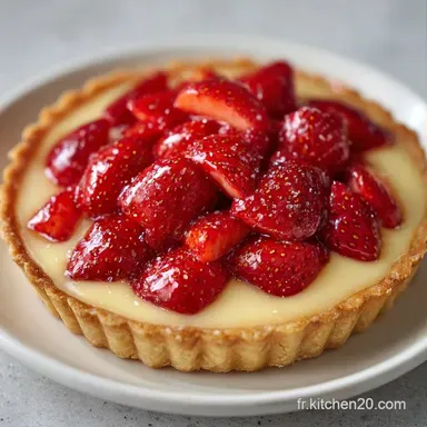 Tarte Aux Fraises pour 8 Portions Fiche recette