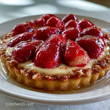 Tarte aux Fraises Maison pour 6 Fiche recette