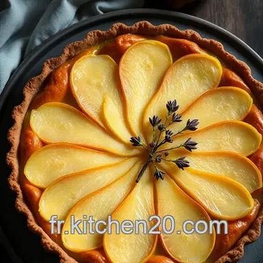 Tarte aux Poires &Eacute;pic&eacute;e: Ma Recette Incontournable pour l'Automne Fiche recette