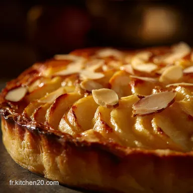 Tarte aux Pommes Amandine : Recette P&acirc;tisserie Facile et Riche