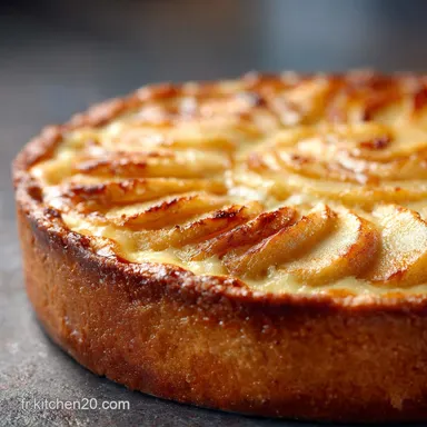 Tarte aux Pommes à la Crème Pâtissière Classique Texture Veloutée Fiche recette