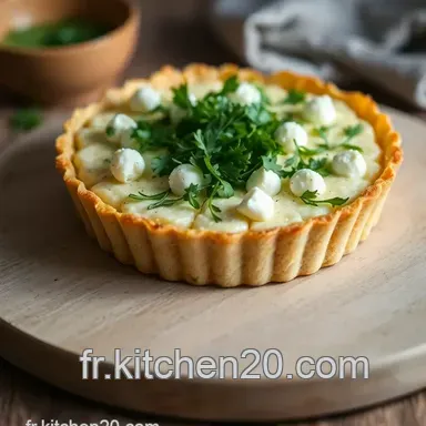 D&eacute;licieuse tarte &eacute;pinard ch&egrave;vre : Un classique &agrave; savourer! Fiche recette