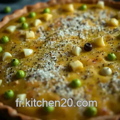 Tarte Printani&egrave;re Petits Pois: Ma Recette Facile et Fra&icirc;che! Fiche recette